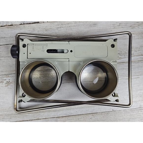 VTG SRPI MORIN Stereoscope Viewer W/Case Cartography Optics Tool FRANCE RARE - Picture 4 of 10